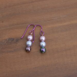 Pink and purple pearls